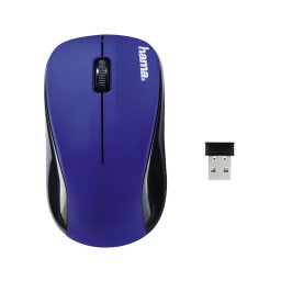 Egér vezeték nélküli HAMA AM-8100 2,4 GHz 1200 DPI kék