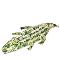 Terep színű krokodil lovaglómatrac, 175 cm