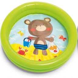 Intex felfújható macis gyermek medence 61x15cm
