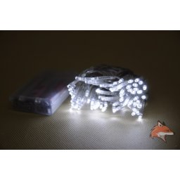 LED fényfüzér, hideg fehér, 8 méter, beltéri, 80 LED