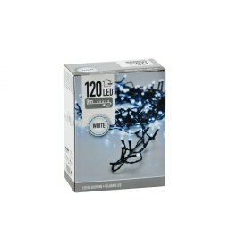 Hideg fehér, 9+3 méteres, 120 LED-es fényfüzér - kültérre, beltérre
