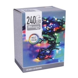 240 LED-es, 18 méteres színes fényfüzér, kültérre, beltérre