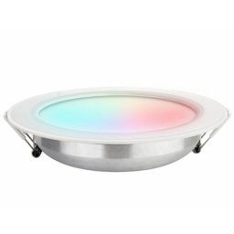 Mi Light 12 W-os süllyesztett RGB és szabályozható színhőmérsékletű , kör alakú LED-es mennyezetlámpa távirányítóval