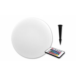 MasterLED Kula földbe szúrható 30 cm-es napelemes kerti gömb, RGB