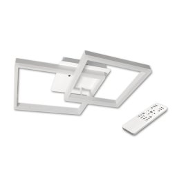 MasterLED Galaxis Herkules 70 W-os, 54x54 cm fehér LED távirányítós mennyezeti lámpa