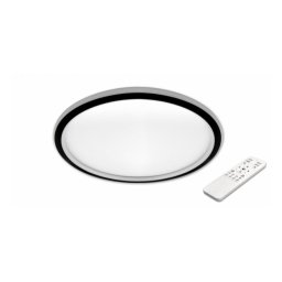 MasterLED Galaxis Apollo 66 W-os, 40x4 cm fekete LED távirányítós mennyezeti lámpa
