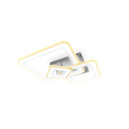 LEDmaster Prémium Lucero Ryder 198 W-os, 50 cm átmérőjű fekete LED távirányítós mennyezeti lámpa
