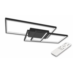 MasterLED Galaxis Vela távirányítós 90 W-os, 83x36 cm fekete LED csillár LED mennyezeti lámpa