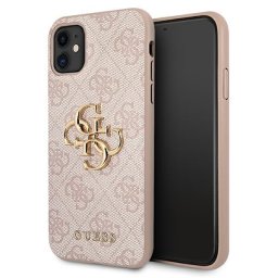 Guess 4G Big Metal Logo iPhone 11/Xr telefontok (rózsaszín)