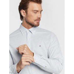 Tommy Hilfiger Ing Oxford MW0MW25037 Kék Regular Fit
