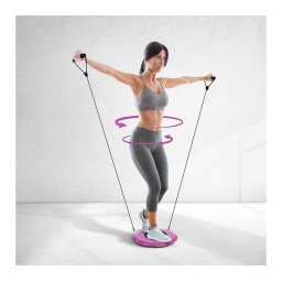 Twister fitnesz korong - gumi kötéllel - 29 cm