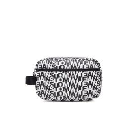 Tommy Jeans Smink táska Tjm Essential Washbag Logomania AM0AM10795 Fekete