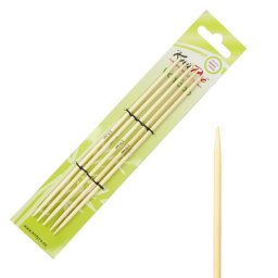 KnitPro egyenes, bambusz, zokni/harisnya kötőtű, 2.75mm/15cm, K22104