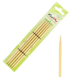 KnitPro egyenes, bambusz, zokni/harisnya kötőtű, 3.75mm/15cm, K22111