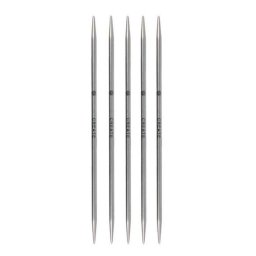 KnitPro Mindful egyenes, fém, zokni/harisnya kötőtű 3.75mm/15cm, K36008