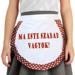 Ma este szabad - Tréfás kötény