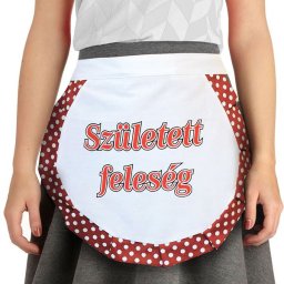 Született feleség - Tréfás kötény