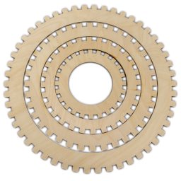 Kör alakú kreatív szövőkeret készlet, 11-15-21-27cm, BTK01