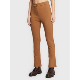 Max Mara Leisure Szövet nadrág Ariano 37861626 Barna Straight Fit