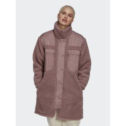 adidas Átmeneti kabát Sherpa HK5257 Rózsaszín Regular Fit