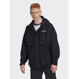 adidas Átmeneti kabát Adventure HK4996 Fekete Loose Fit