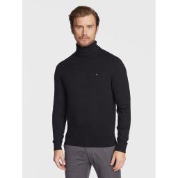 Tommy Hilfiger Garbó Pima MW0MW28048 Fekete Regular Fit