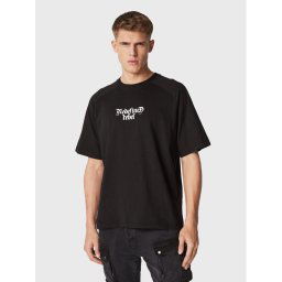 Redefined Rebel Póló Marcel 211158 Fekete Regular Fit