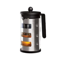 Berlinger Haus Kávé és teafőző dugattyús 600 ml rozsdamentes acél+üveg Black Vantage Collection BH/7806