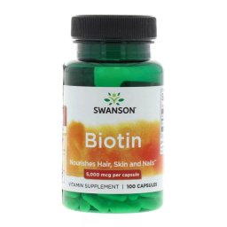 Swanson Biotin tabletta 100 db - Szav. ideje: 2026.10.31.