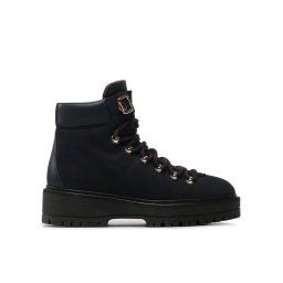Tommy Hilfiger Bakancs Nubuck Outdoor Flat Boot FW0FW06724 Sötétkék