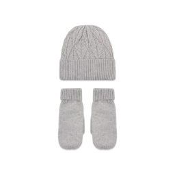 Pieces Sapka és kesztyű szett Candrina 17131007 Szürke