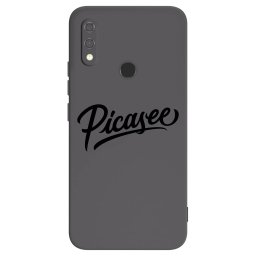 Fekete szilikon tok az alábbi mobiltelefonokra Xiaomi Redmi Note 7 - Picasee - old logo - black