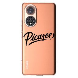 Átlátszó szilikon tok az alábbi mobiltelefonokra Huawei Nova 9 - Picasee - old logo - black