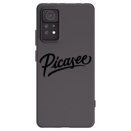 Fekete szilikon tok az alábbi mobiltelefonokra Xiaomi Redmi Note 11 Pro 5G - Picasee - old logo - black