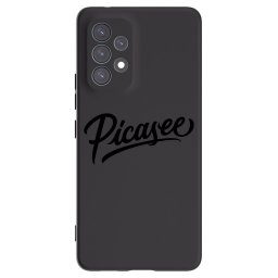 Fekete szilikon tok az alábbi mobiltelefonokra Samsung Galaxy A53 5G A536 - Picasee - old logo - black