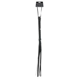 Pipedream - Fetish Fantasy Deluxe Cat-O-Nine - korbács - fekete (65cm)