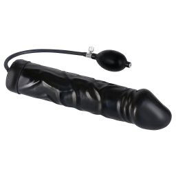 You2Toys - latex, pumpálható análtágító - nagy (fekete)