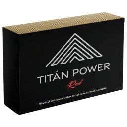 Titán Power Red - étrend-kiegészítő kapszula férfiaknak (3 db)