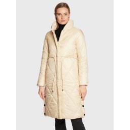 Liu Jo Pehelykabát WF2171 T9442 Ekru Regular Fit
