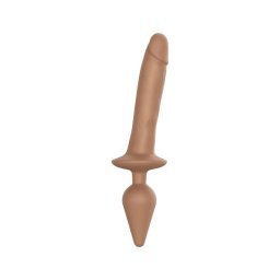 Strap-on-me Swith Realistic XXL - 2in1 szilikon dildó (natúr)