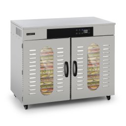 Klarstein Master Jerky 500, aszalógép, 3000 W, 30 - 90 °C, 24 órás időzítő, rozsdamentes acél, ezüst (DHY9-MasterJerky500)