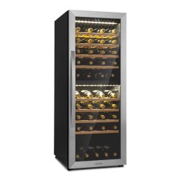 Klarstein Vinamour 77 Duo, borhűtő, 191 liter, 5 - 20 °C, 2 zóna (HEA10-Vinamour-77D)