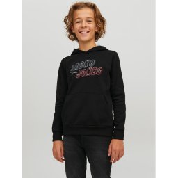 Jack&Jones Junior Pulóver Friday 12219582 Fekete Regular Fit