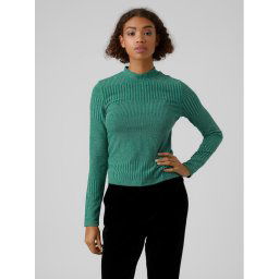 Vero Moda Sweater Karita 10276592 Zöld Regular Fit