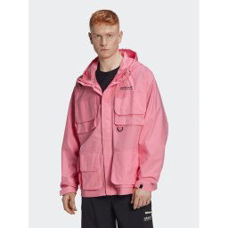 adidas Átmeneti kabát Adventure HK4997 Rózsaszín Loose Fit