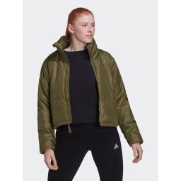 adidas Átmeneti kabát BSC Insulated Jacket HG8755 Zöld Loose Fit