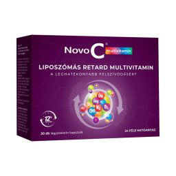Novo C Multivitamin liposzómás retard lágyzselatin kapszula 30x