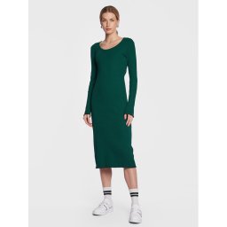 Tommy Hilfiger Kötött ruha WW0WW37559 Zöld Slim Fit