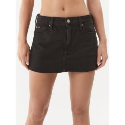 Calvin Klein Jeans Farmer szoknya J20J220468 Fekete Regular Fit