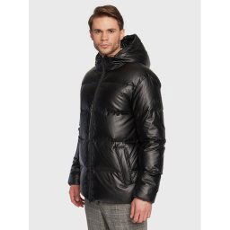 KARL LAGERFELD Műbőr dzseki 505045 524549 Fekete Regular Fit